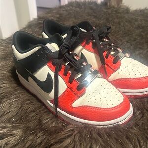 Nike Dunk Low 75th anniversary Nike  Black and Red Sneakers